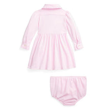 Ralph Lauren Baby - Long-Sleeve Mesh Knit Shirt Dress Image 2