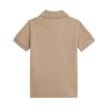 Ralph Lauren Baby - Short-Sleeve Basic Mesh Polo, Solid Khaki Image 2