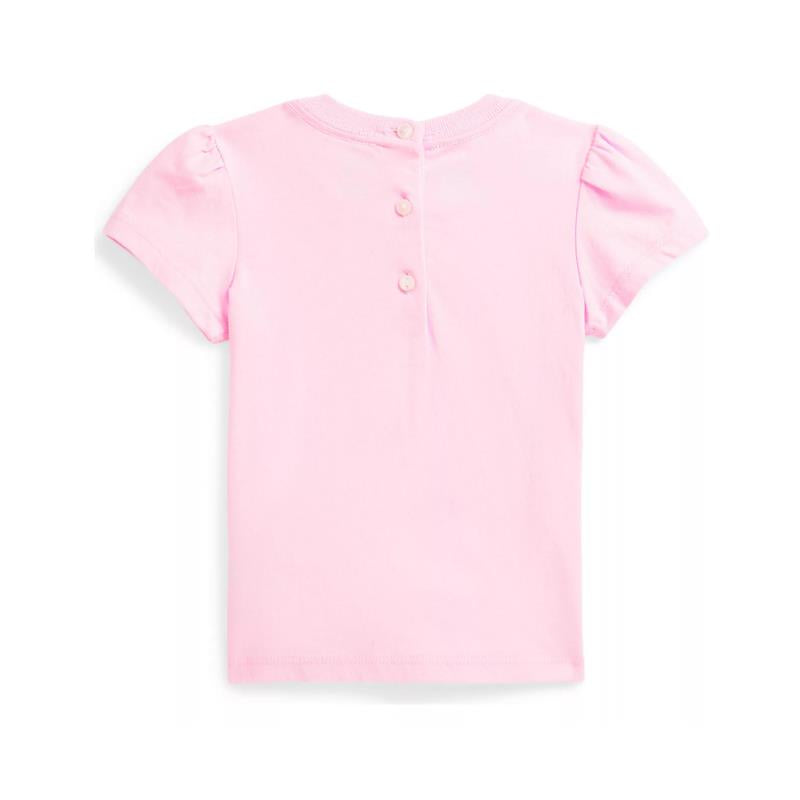 Ralph Lauren Baby - Short-Sleeve Cotton Jersey Novelty Bear Graphic T-Shirt Image 2