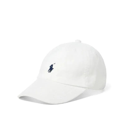 Ralph Lauren Classic White Polo Baby Hat Image 1