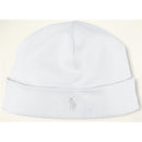 Ralph Lauren Cotton Interlock Hat, White Image 1