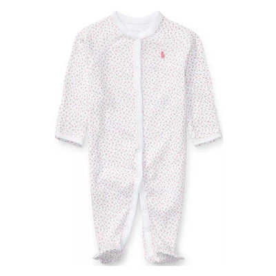 Ralph Lauren Floral Printed Coverall, Pink Image 1