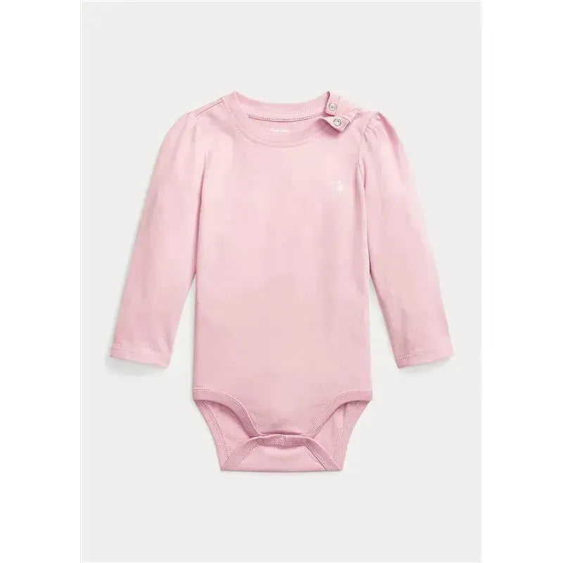 Ralph Lauren - Long Sleeve Cn Bodysuit, Delicate Pink Image 1