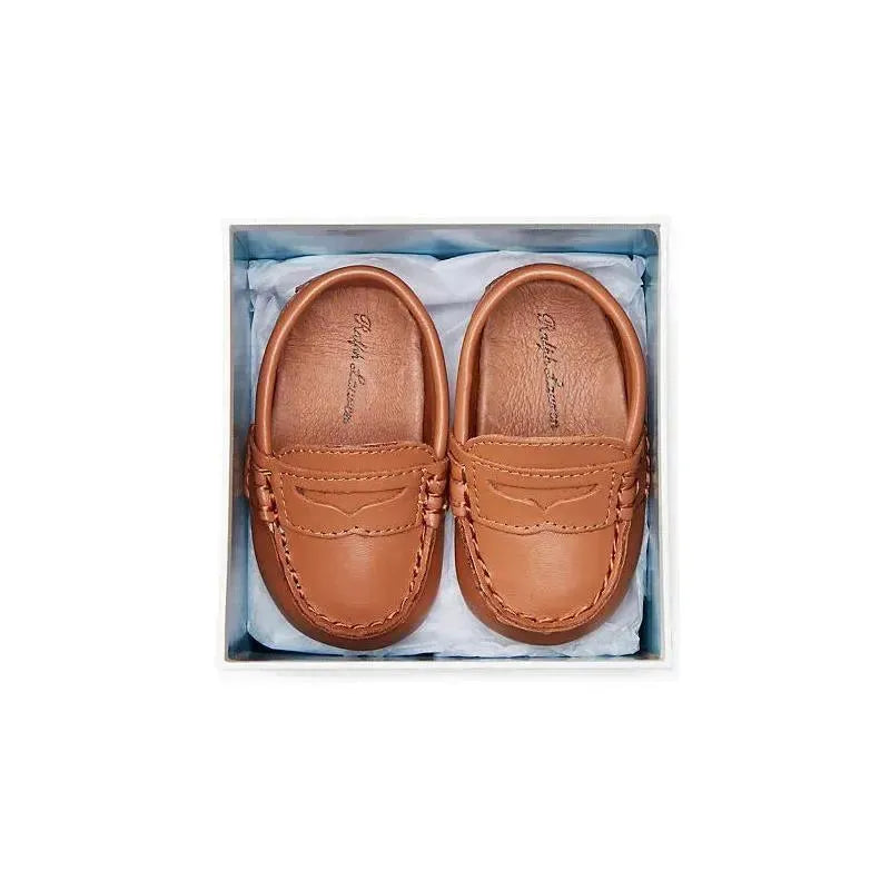 Ralph Lauren Baby - Telly Leather Loafer, Tan Image 3