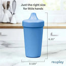 Re Play - 10oz Reusable Spill Proof Cups for Kids, Denim Image 5