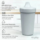 Re Play - 10oz Reusable Spill Proof Cups for Kids, Grey Image 4