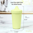 Re Play - 10oz Reusable Spill Proof Cups for Kids, Leaf Image 3