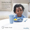Re-Play - Deep Walled 3 Compartment Plates, Pack of 2, Mint Image 6