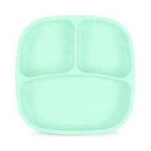 Re Play - Silicone Suction Divided Plate, Mint Image 1
