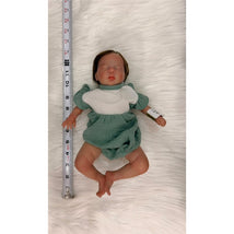 Reborn Baby Doll - White Vinyl & Rooted Light Brown Hair, Mini_ Image 2