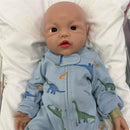 Reborn Baby Doll - Silicone Full Body Boy Doll & Brown Eyes Image 1