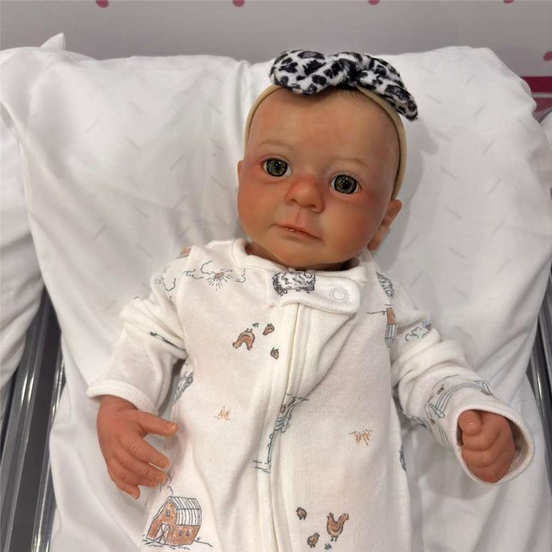 Reborn Baby Doll - White Vinyl, Felicia Image 4