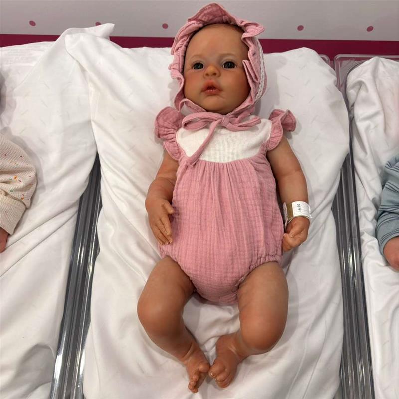 Reborn Baby Doll - White Vinyl, Jocy Image 3