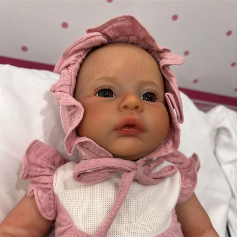 Reborn Baby Doll - White Vinyl, Jocy Image 4