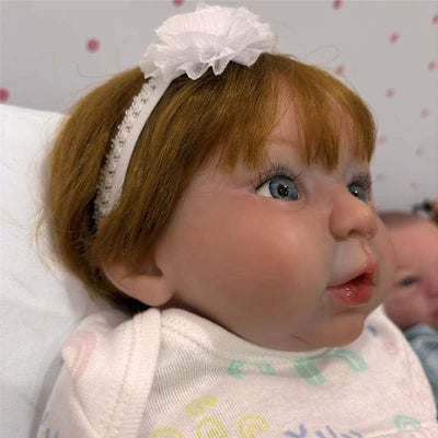 Reborn Baby Doll - White Vinyl, Kylin Image 2