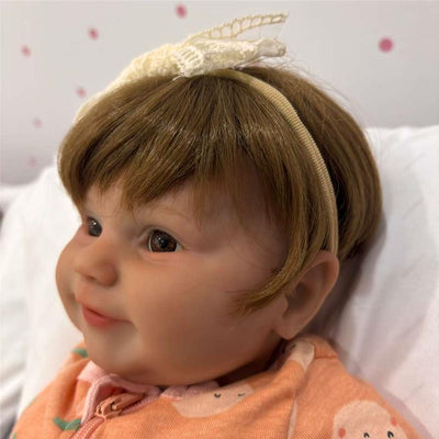 Reborn Baby Doll - White Vinyl, Maddie Image 2