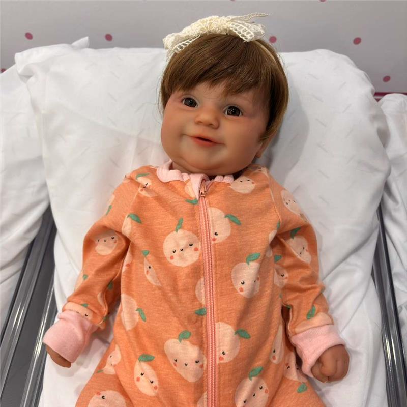 Reborn Baby Doll - White Vinyl, Maddie Image 4