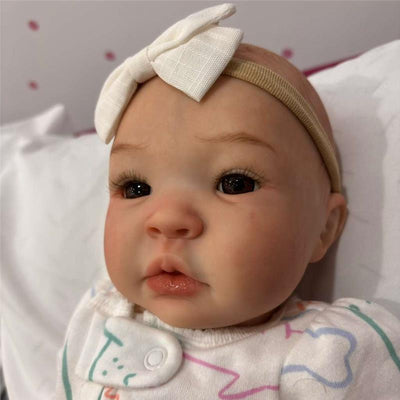 Reborn Baby Doll - White Vinyl Mya Image 1