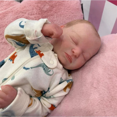 Reborn Baby Doll - White Vinyl, Phinea Image 1