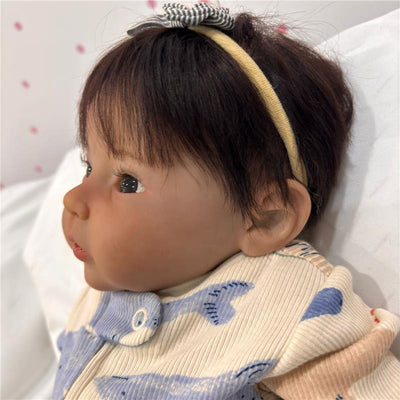 Reborn Baby Doll - White Vinyl Raven Image 2