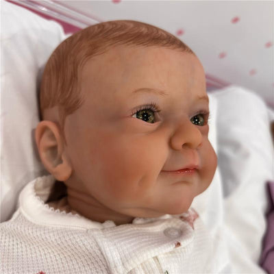 Reborn Baby Doll - White Vinyl, Ravy Image 1