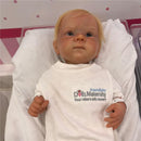 Reborn Baby Doll - White Vinyl Rooted Hair & Blue Eyes, Bettie Image 2