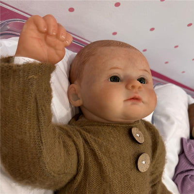 Reborn Baby Doll - White Vinyl, Tanner Image 2