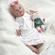 Reborn Baby Dolls - White Vinyl & Fabric Body, Mika Image 2