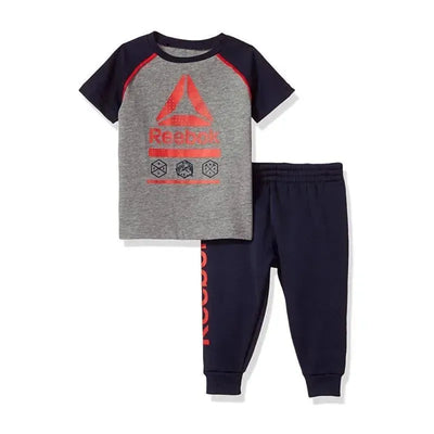 Reebok 2 Piece Athletic Set - Red Rush Image 1