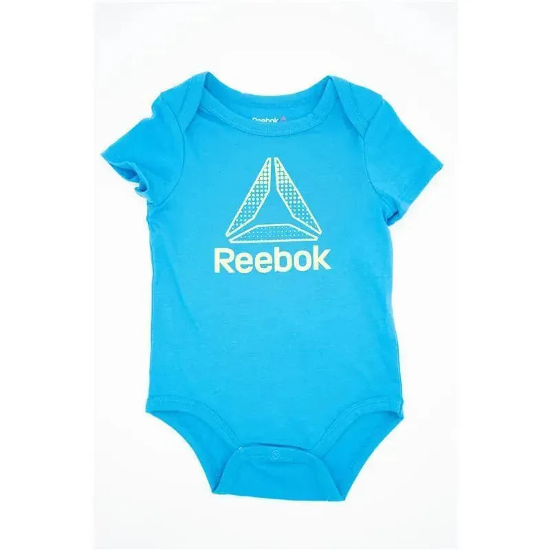 Reebok Layette Coverall/Creeper/Hat/Bib 4Pc Set Blue Danube 6/9M Image 4