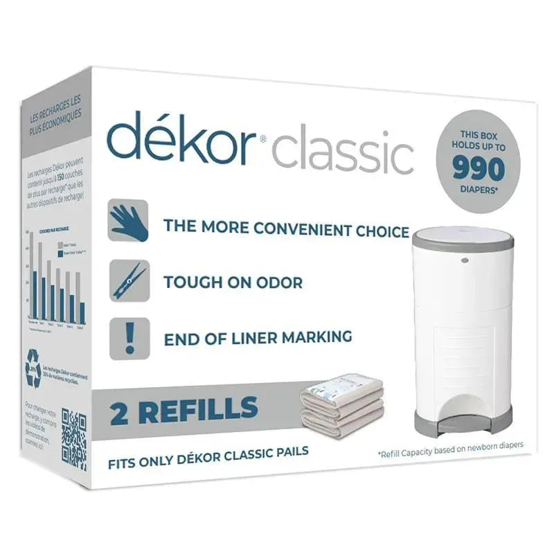 Regal Lager - Dekor 2Pk Classic Diaper Pail Refills Image 1