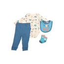 Rene Rofe - 4Pk Baby Boy Fox Bodysuit & Pants Set Image 1