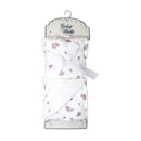 Rose Textiles - 2 Layer Muslin Blanket Mauve Floral Image 2