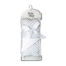 Rose Textiles - 2 Layer Muslin Blanket Sage Grid Image 2