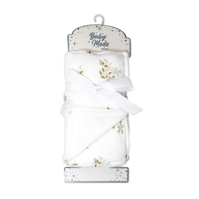 Rose Textiles - 2 Layer Muslin Blanket Tan Folliage Image 2
