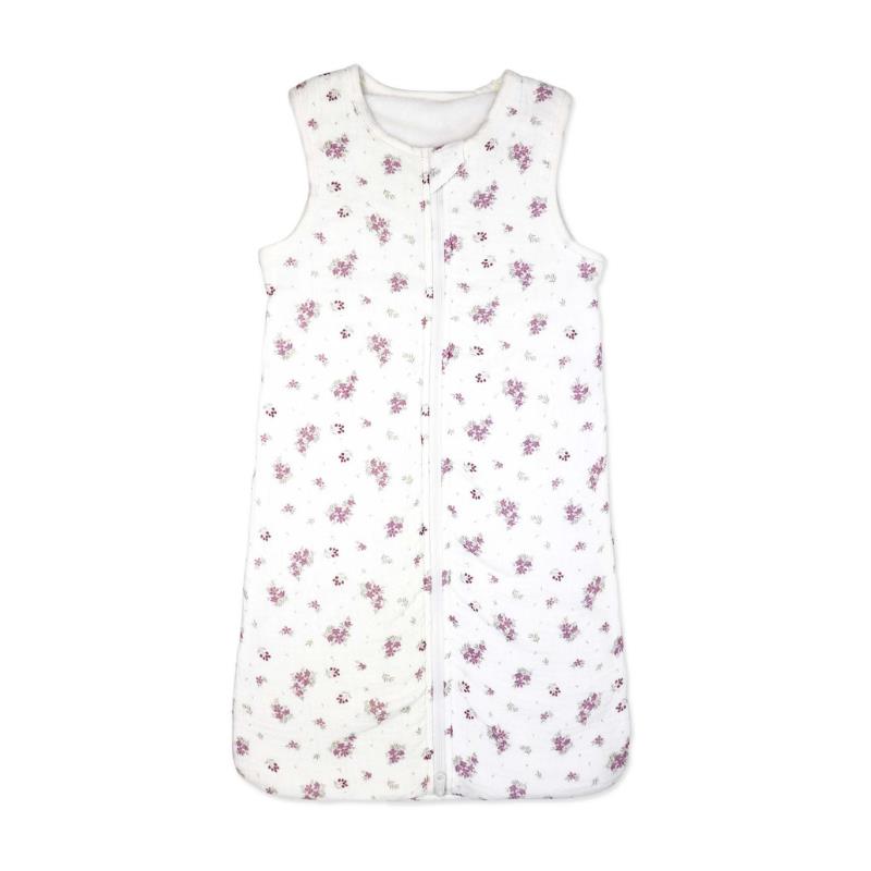 Rose Textiles - 2 Layer Sleep Sac Mauve Floral Image 1