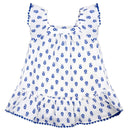 Rose Textiles - 2Pk Baby Girls Dress Set, Blue Floral  Image 3