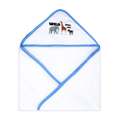Rose Textiles - 2Pk Hooded Towel Blue Safari Image 2