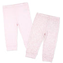 Rose Textiles 2Pk Naturelle Cuffed Pant Set Pink Image 1