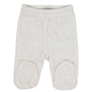 Rose Textiles 2Pk Naturelle Footed Pant Set, Beige Image 4