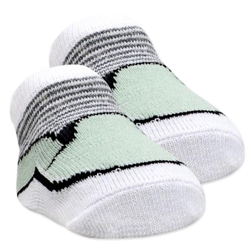 Rose Textiles 3 Pairs Crew Sock, Sage, 0/6M Image 3