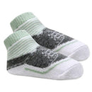 Rose Textiles 3 Pairs Crew Sock, Sage, 0/6M Image 5