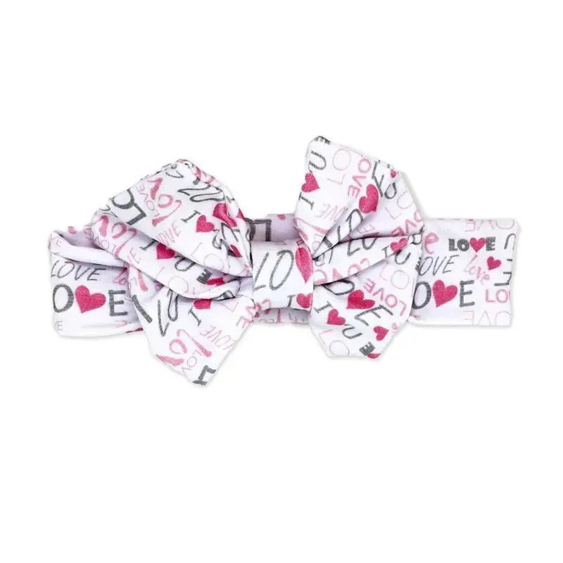 Rose Textiles - 3 Pc Socks And Bowties Set, Pink Love Image 4
