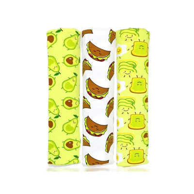 Rose Textiles - 3Pk Avocado Knit Swaddle Image 1