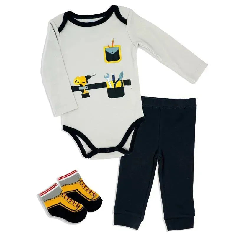 Rose Textiles - 3Pk Baby Boys Construction Set Image 1