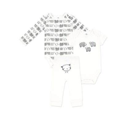 Rose Textiles - 3Pk Baby Neutral Turn Me Around Set, Safari Image 1