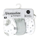 Rose Textiles - 3Pk Baby Unisex Grey Elephant Mitt Image 1
