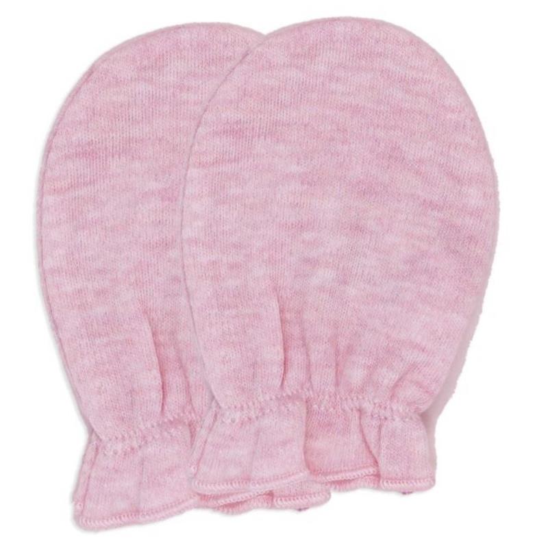 Rose Textiles 3Pk Naturelle Mitts Pink, 0/6M Image 4
