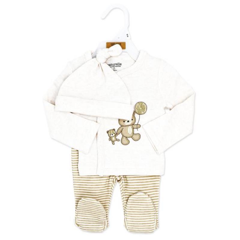 Rose Textiles 3Pk Naturelle Take Me Home Set, Beige Image 2