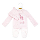 Rose Textiles 3Pk Naturelle Take Me Home Set, Pink Image 2